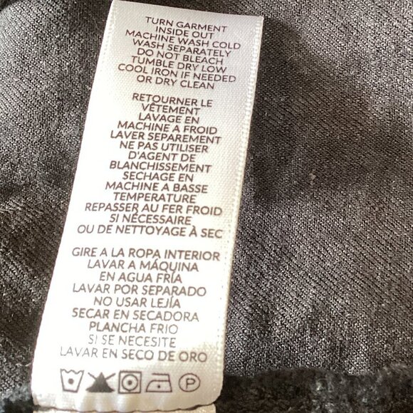 Splendid Linen Blend Button-Front Sleeveless Sundress Sz M Black 283J - Picture 8 of 8